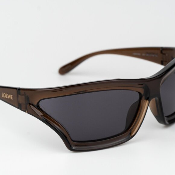 Loewe SIGNATURE Men Sunglasses Brown Grey Mask LW40143U 47A BRAND NEW - Picture 4 of 11